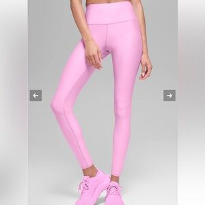ALO Yoga airlift CANDY HEART Pink Leggings UNRELEASED color!!!!